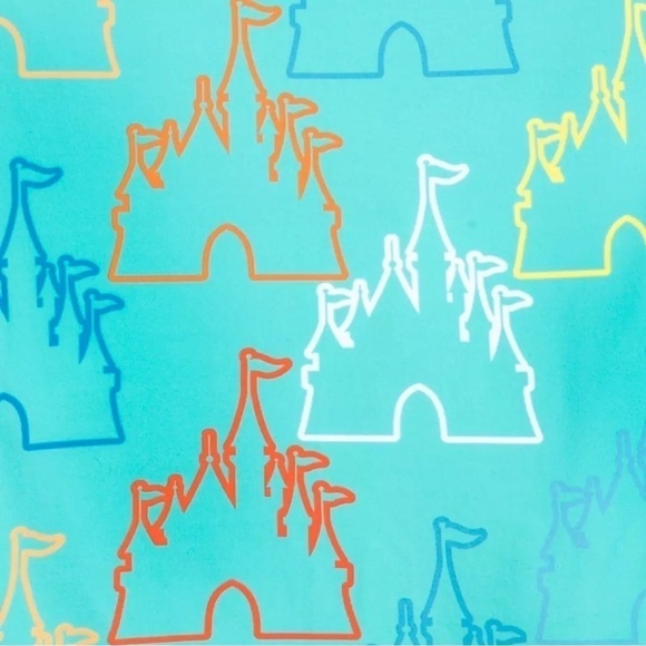 New! Disney Parks Disneyland Sleeping Beauty Castle Crop Leggings 2X - Picture 2 of 10